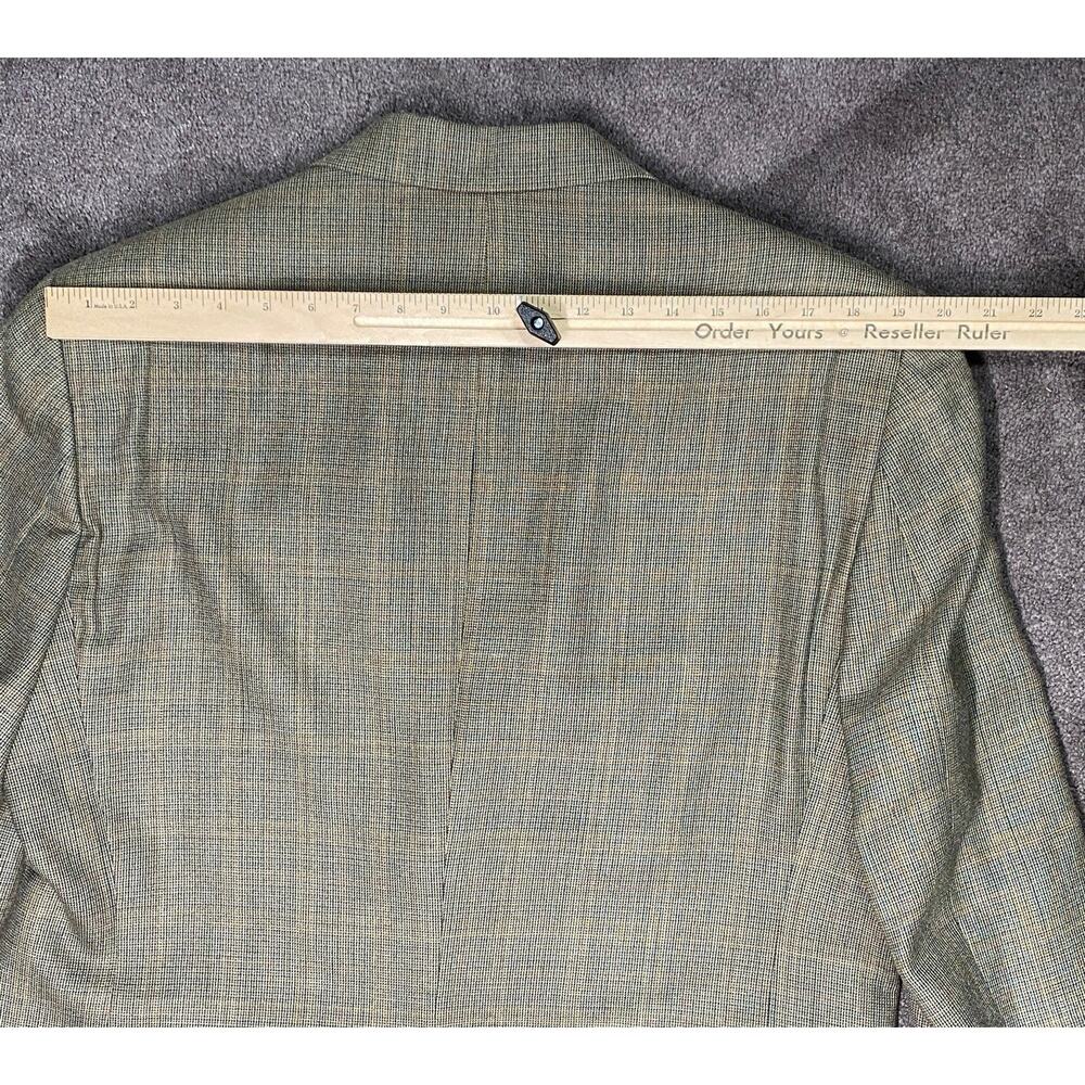 Lauren Ralph Lauren Men 42R Blazer Sport Coat Wool Silk‎ Brown Umber Glenn Plaid - Picture 12 of 16